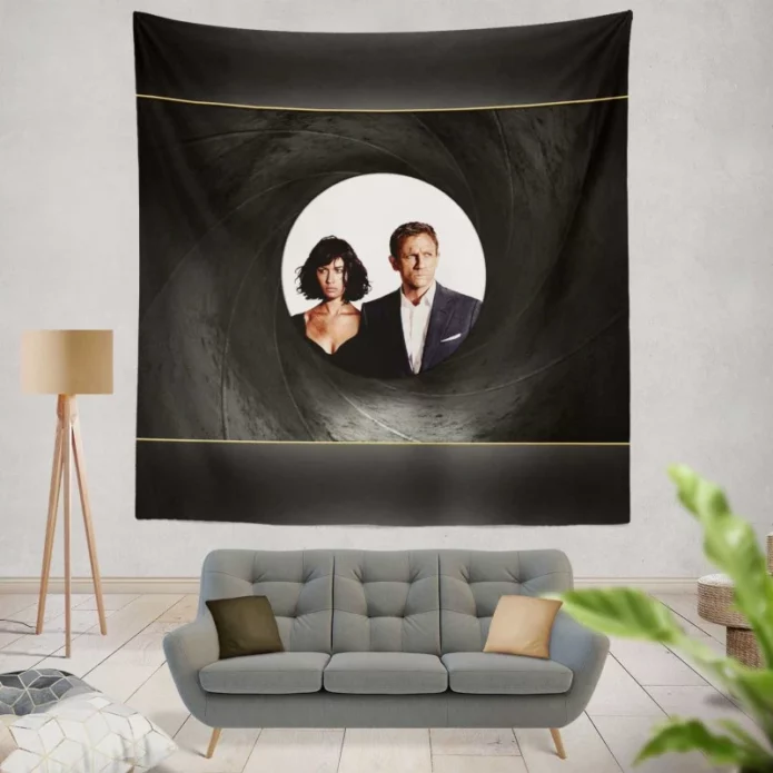 Quantum Of Solace Movie Wall Hanging Tapestry