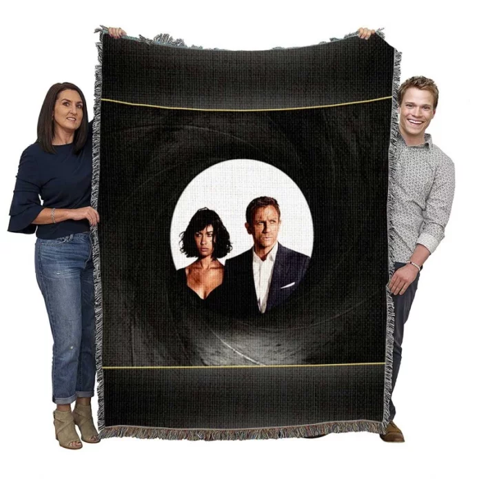 Quantum Of Solace Movie Woven Blanket