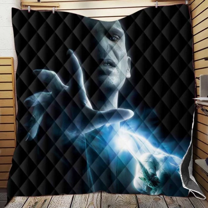 Ralph Fiennes as Lord Voldemort in Harry Potter Movie Quilt Blanket