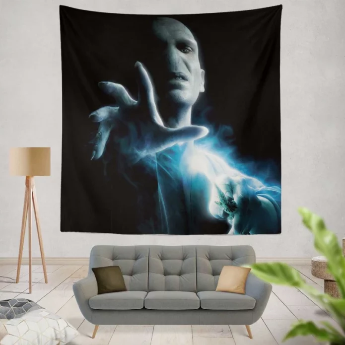 Ralph Fiennes as Lord Voldemort in Harry Potter Movie Wall Hanging Tapestry