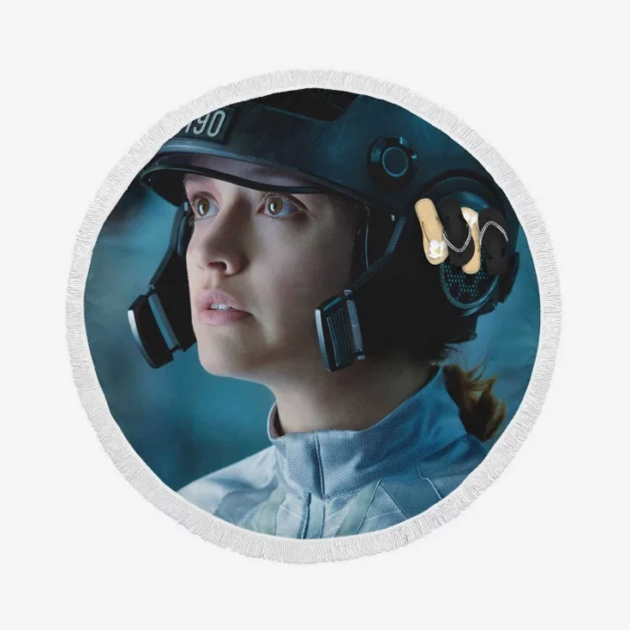 Ready Player One Movie Olivia Cooke Samantha Round Beach Towel