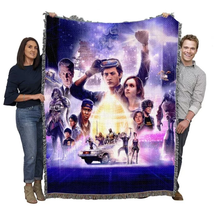 Ready Player One Movie Woven Blanket
