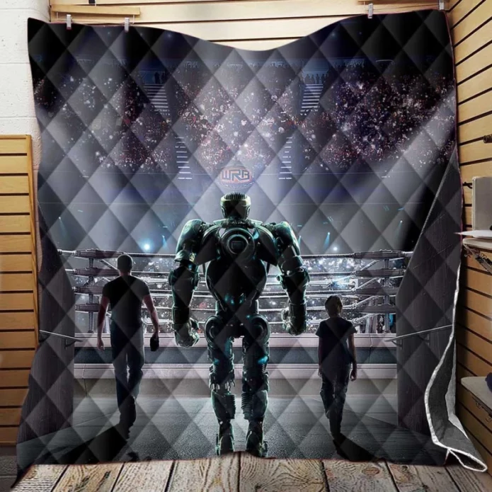 Real Steel Movie Quilt Blanket