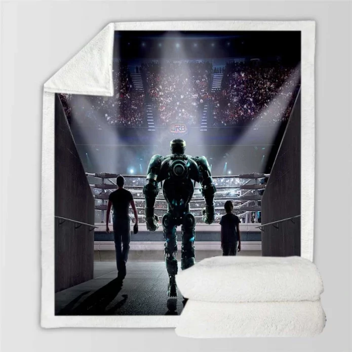 Real Steel Movie Sherpa Fleece Blanket