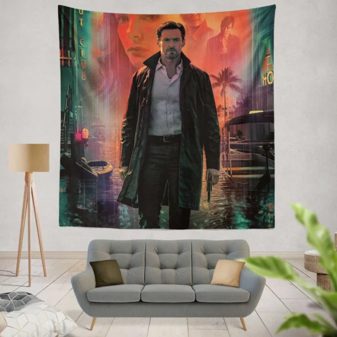 Reminiscence Movie Hugh Jackman Wall Hanging Tapestry