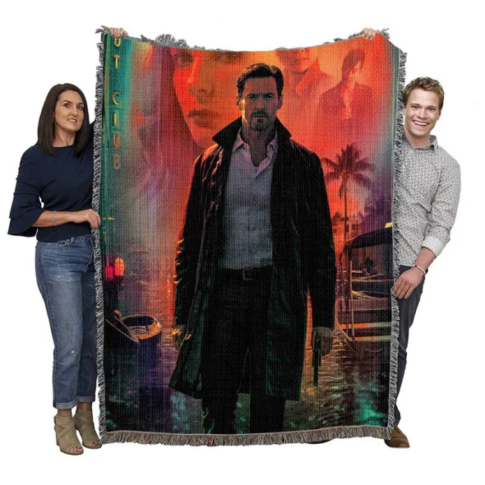 Reminiscence Movie Hugh Jackman Woven Blanket