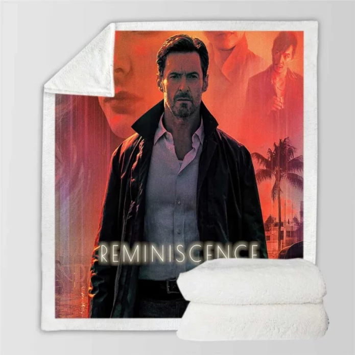 Reminiscence Movie Nick Bannister Sherpa Fleece Blanket