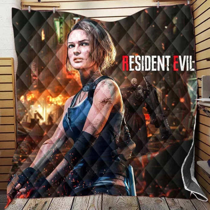 Resident Evil 3 Movie Jill Valentine Quilt Blanket
