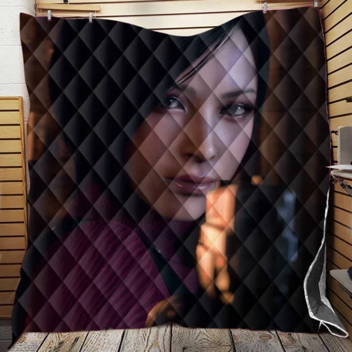 Resident Evil 4 Movie Ada Wong Quilt Blanket