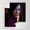 Resident Evil 4 Movie Ada Wong Sherpa Fleece Blanket