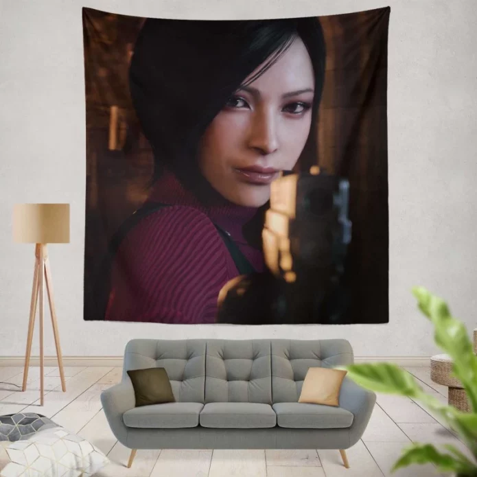 Resident Evil 4 Movie Ada Wong Wall Hanging Tapestry