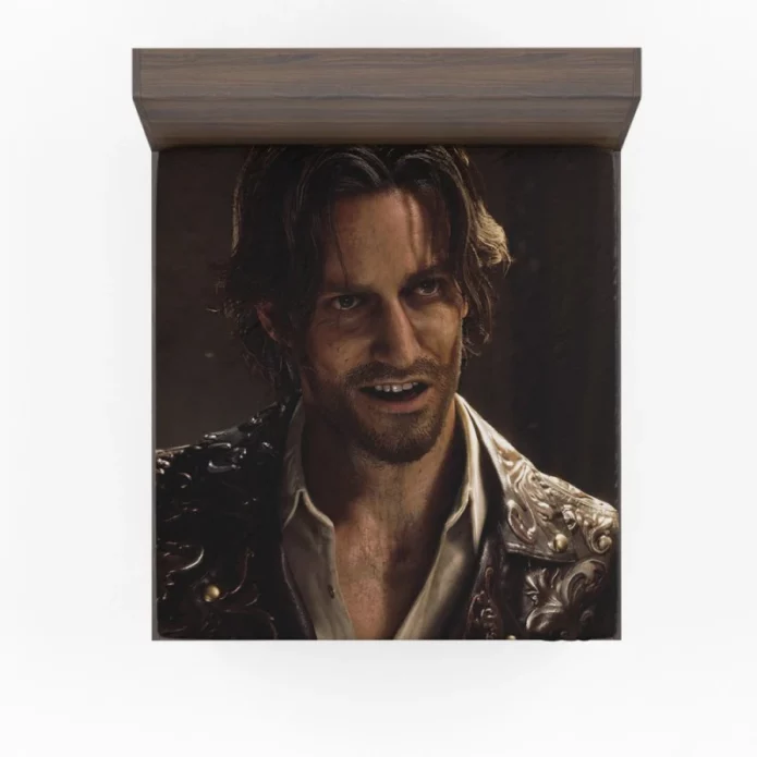 Resident Evil 4 Movie Luis Sera Fitted Sheet