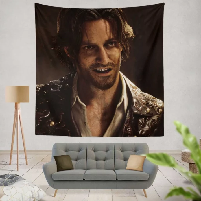 Resident Evil 4 Movie Luis Sera Wall Hanging Tapestry