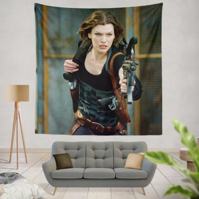 Resident Evil Afterlife Movie Wall Hanging Tapestry