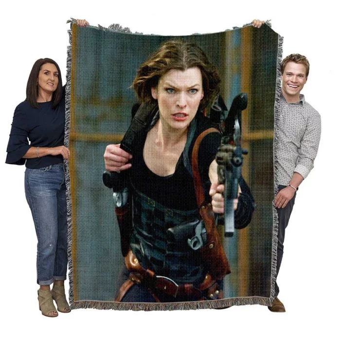 Resident Evil Afterlife Movie Woven Blanket