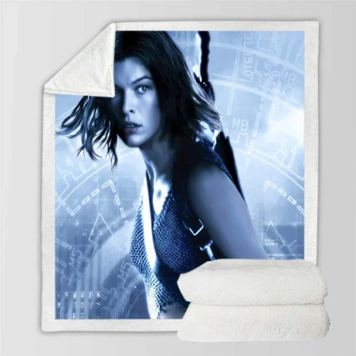 Resident Evil Apocalypse Movie Sherpa Fleece Blanket