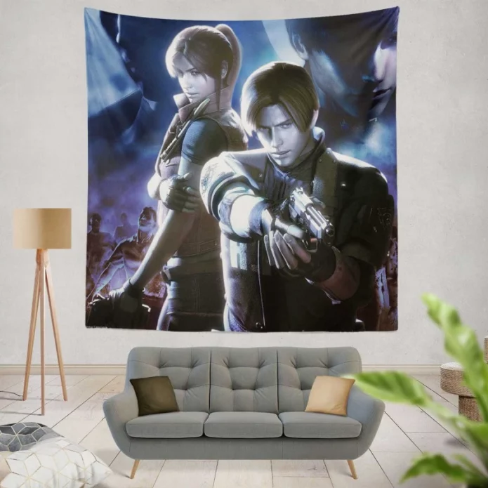 Resident Evil Chronicles Movie Wall Hanging Tapestry