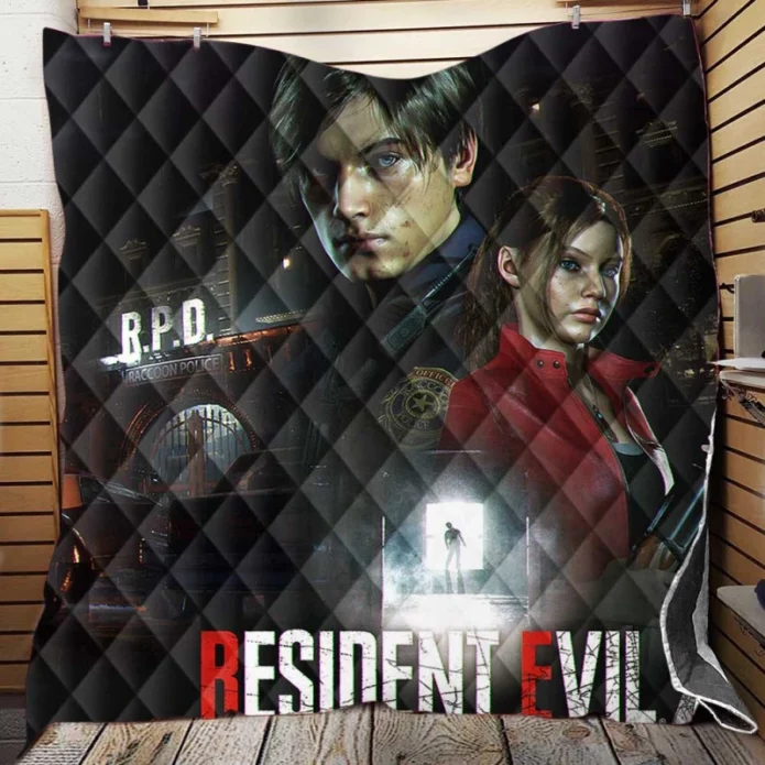Resident Evil Horror Movie Quilt Blanket