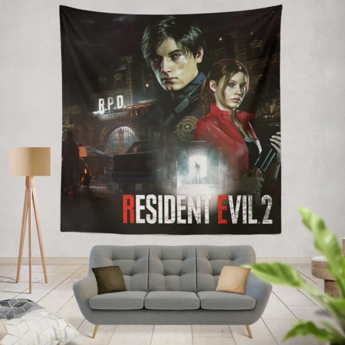 Resident Evil Horror Movie Wall Hanging Tapestry