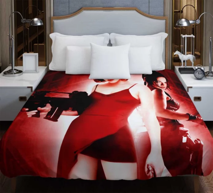 Resident Evil Movie Michelle Rodriguez Duvet Cover