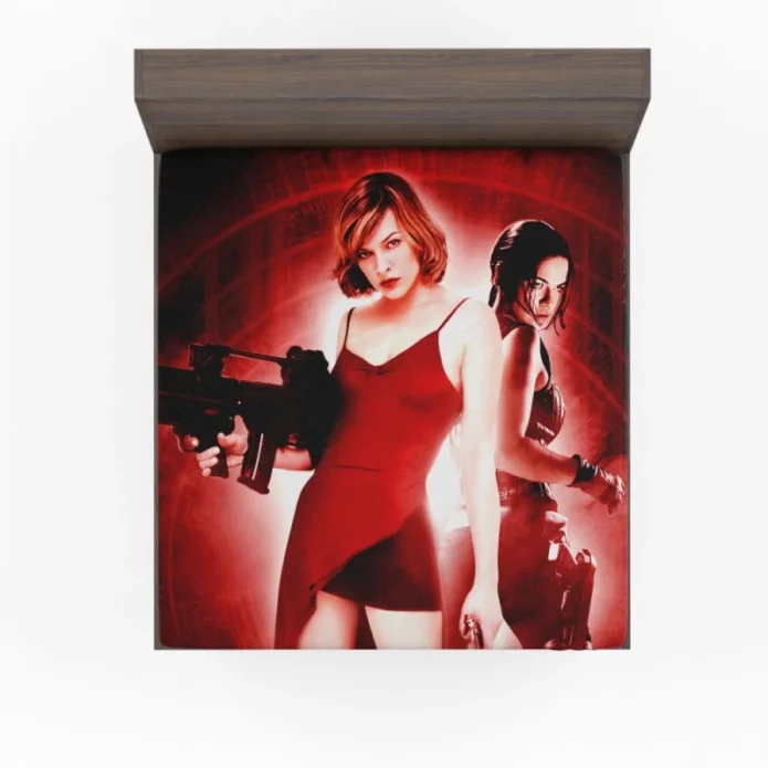 Resident Evil Movie Michelle Rodriguez Fitted Sheet