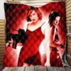 Resident Evil Movie Michelle Rodriguez Quilt Blanket
