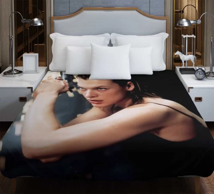 Resident Evil Movie Milla Jovovich Duvet Cover