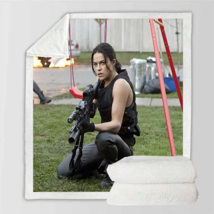 Resident Evil Retribution Horror Movie Sherpa Fleece Blanket