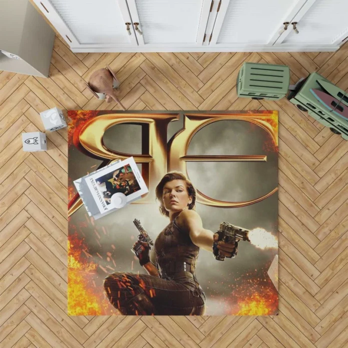 Resident Evil The Final Chapter Movie Milla Jovovich Rug