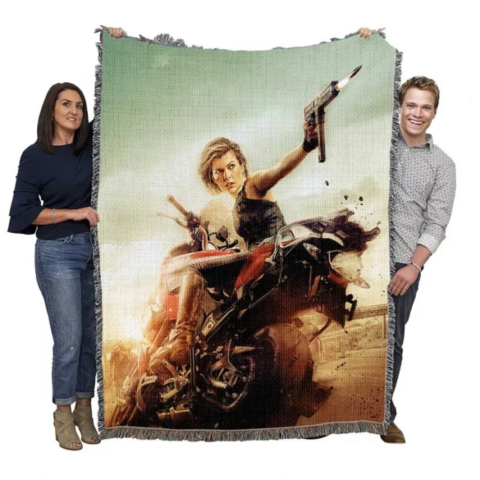 Resident Evil The Final Chapter Movie Woven Blanket