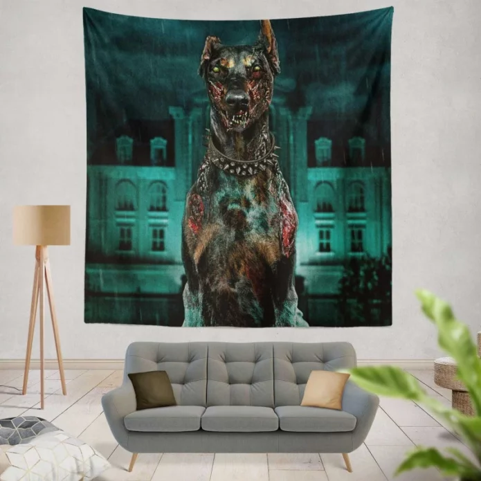 Resident Evil Welcome to Raccoon City Horror Movie Wall Hanging Tapestry