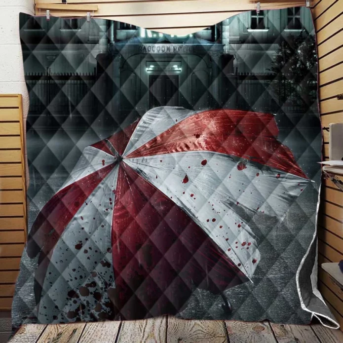 Resident Evil Welcome to Raccoon City Movie umbrella Quilt Blanket