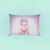 Rezero Emilia Anime Girl Japanese Pillow Case
