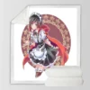 Ruby Rose Anime Girl Rwby Cute Anime Sherpa Fleece Blanket