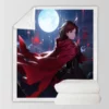 Ruby Rose Rwby Custom Anime Sherpa Fleece Blanket