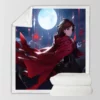 Rwby Eshi Full Moon Sherpa Fleece Blanket