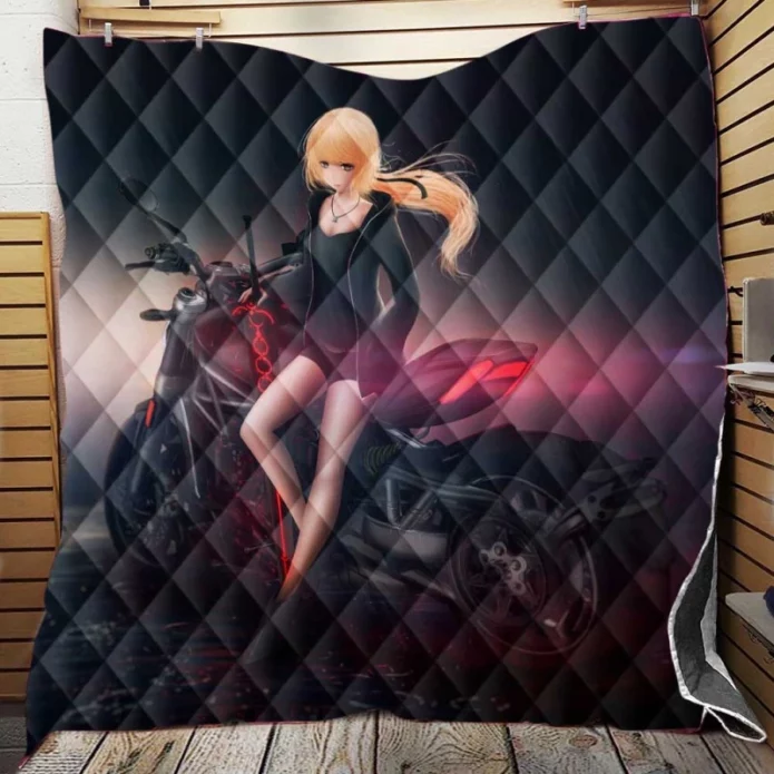 Saber Alter Anime Quilt Blanket