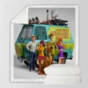 Scoob Movie Poster Scooby-Doo Sherpa Fleece Blanket