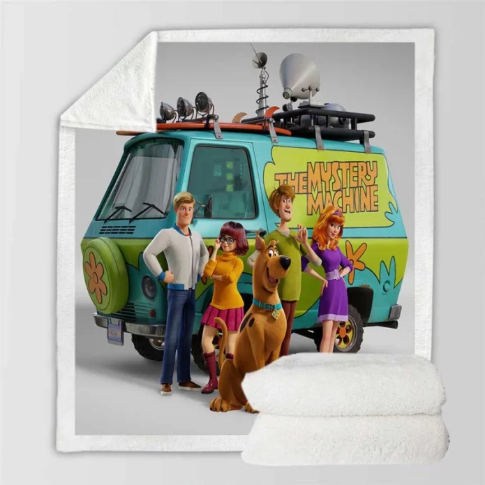 Scoob Movie Poster Scooby-Doo Sherpa Fleece Blanket