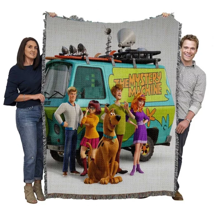 Scoob Movie Poster Scooby-Doo Woven Blanket