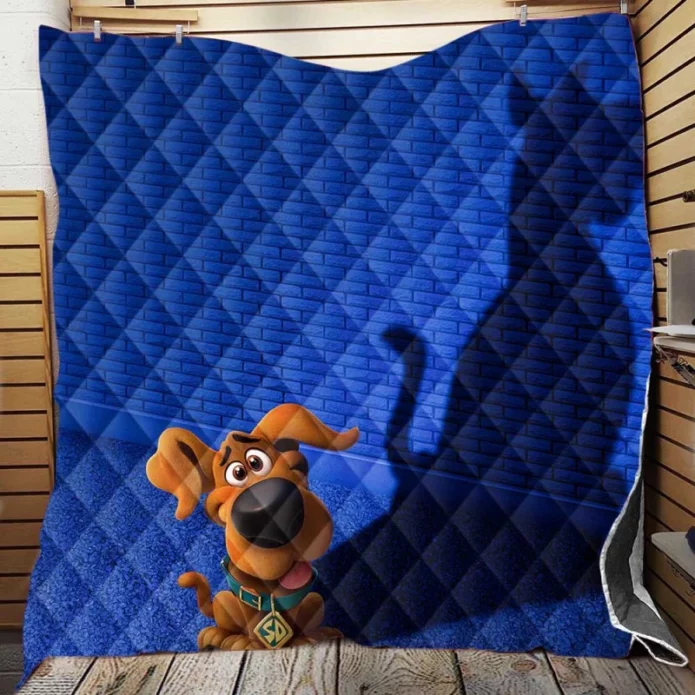 Scoob Movie Shadow Puppy Quilt Blanket