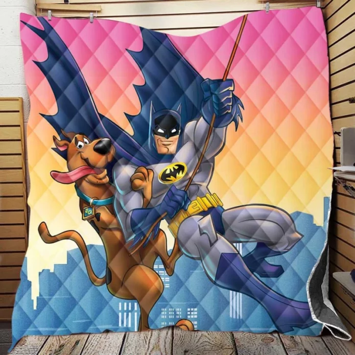 Scooby-Doo & Batman The Brave and the Bold Movie Quilt Blanket
