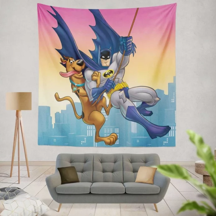 Scooby-Doo & Batman The Brave and the Bold Movie Wall Hanging Tapestry
