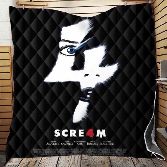 Scream 4 Movie Quilt Blanket
