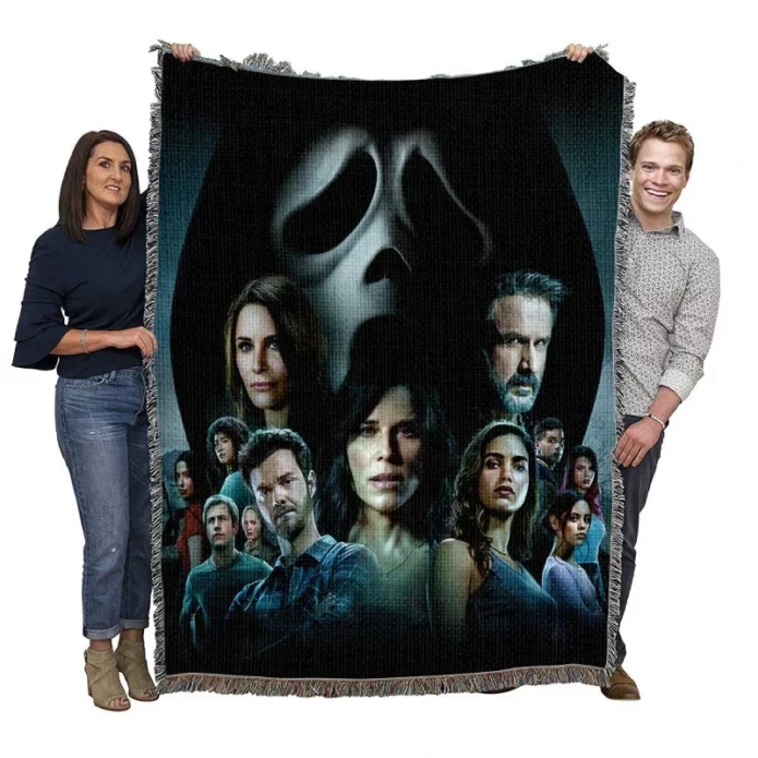 Scream Movie Horror Woven Blanket