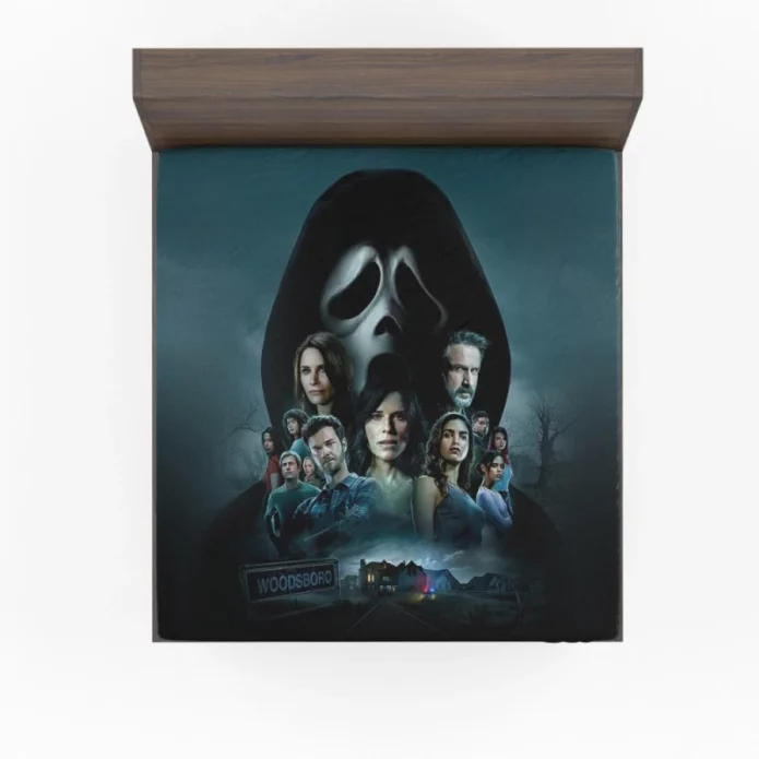 Scream Movie Poster Fitted Sheet
