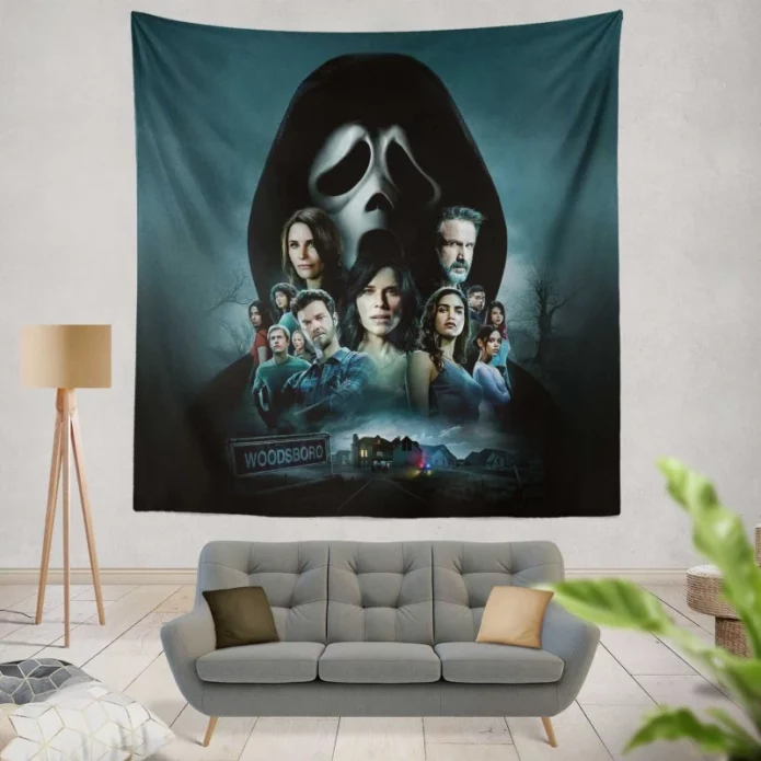 Scream Movie Poster Wall Hanging Tapestry