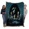 Scream Movie Poster Woven Blanket