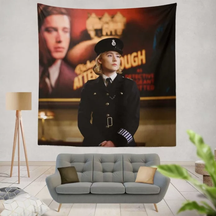 See How They Run Movie Saoirse Ronan Wall Hanging Tapestry