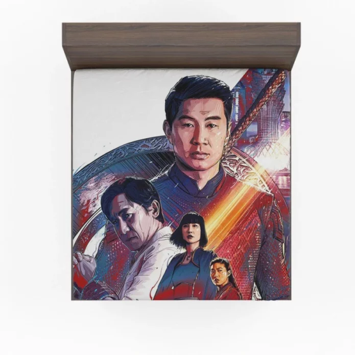 Shang-Chi and the Legend of the Ten Rings Movie Poster Fitted Sheet